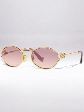 Miu Miu | Accessories | Miu Miu Smu69t Rhinestone Shield  display picture 2